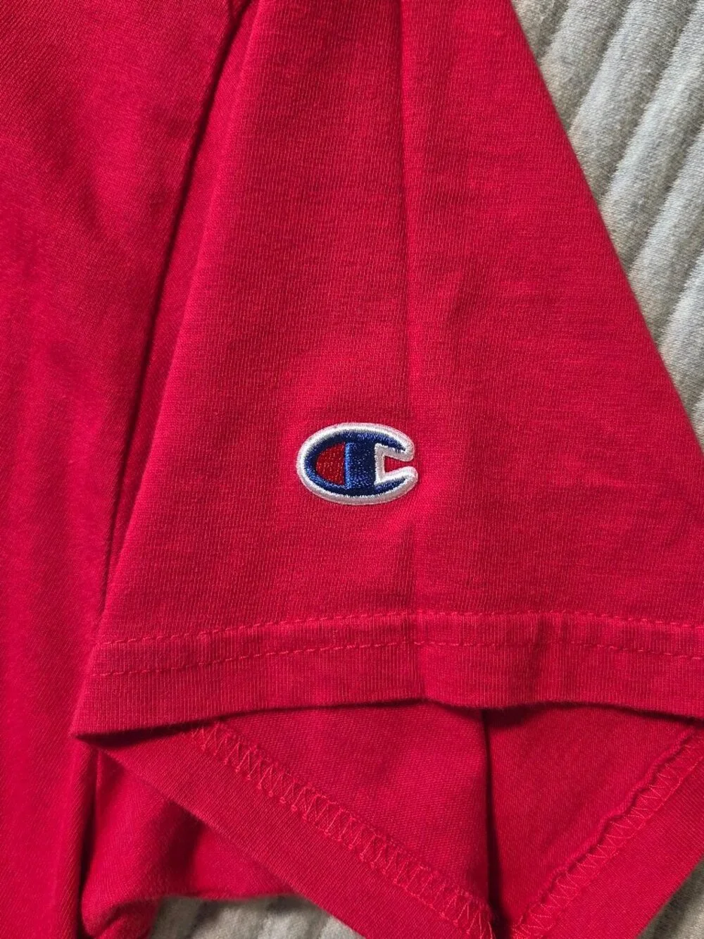 Champion Ohio State Buckeyes T-Shirt Men's XL Red Embroidered Logo NCAA College - Picture 4 of 7